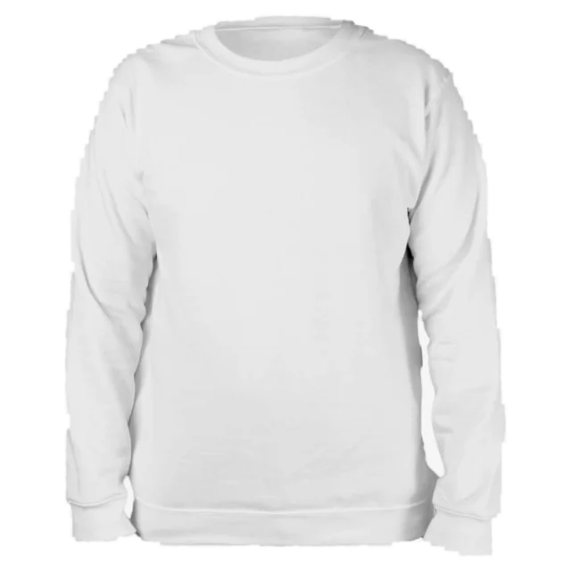 Crewneck sweater, white